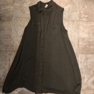 Army green dress
